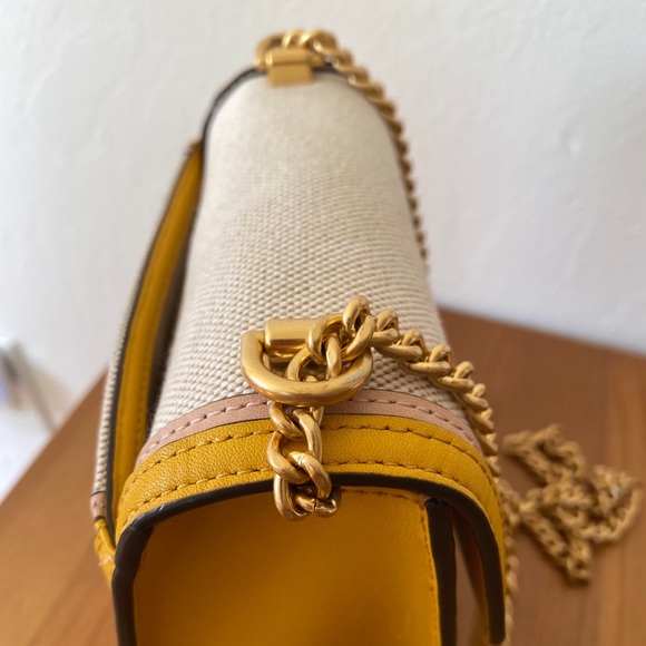 Juliette Canvas Mini Bag In Golden Crest - Picture 2 of 8